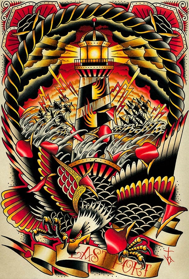 Black Market Art Company Final Port Print