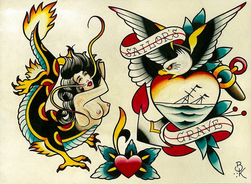 Black Market Art Company Flash 2 Print