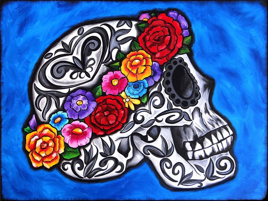 Black Market Art Company Flower Crown Print