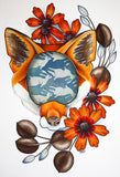 Black Market Art Company Fox Dreams Print