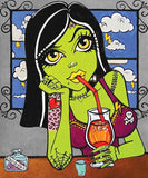 Black Market Art Company Frankie Girl Print