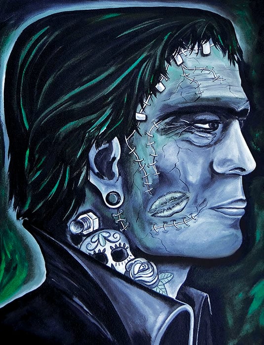 Black Market Art Company Franky Stein Print