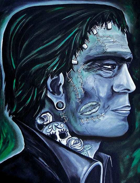 Black Market Art Company Franky Stein Print - Black Market Art Company - Flyclothing LLC