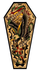 Black Market Art Company Freedom To Serve & Stretched Canvas Coffin Print - Black Market Art Company - Flyclothing LLC