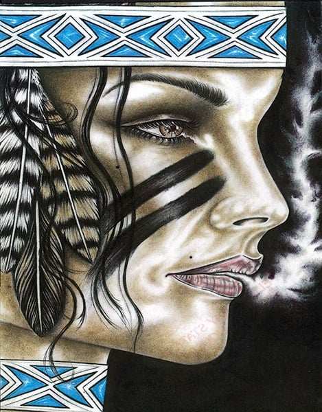 Black Market Art Company Full Moon Print - Black Market Art Company - Flyclothing LLC