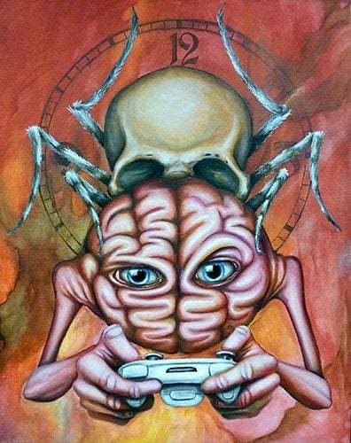 Black Market Art Company Game Time Print - Black Market Art Company - Flyclothing LLC