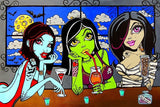 Black Market Art Company Ghouls Night Out Print