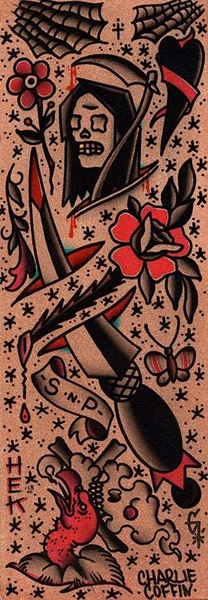 Black Market Art Company Grim Reaper Print - Black Market Art Company - Flyclothing LLC