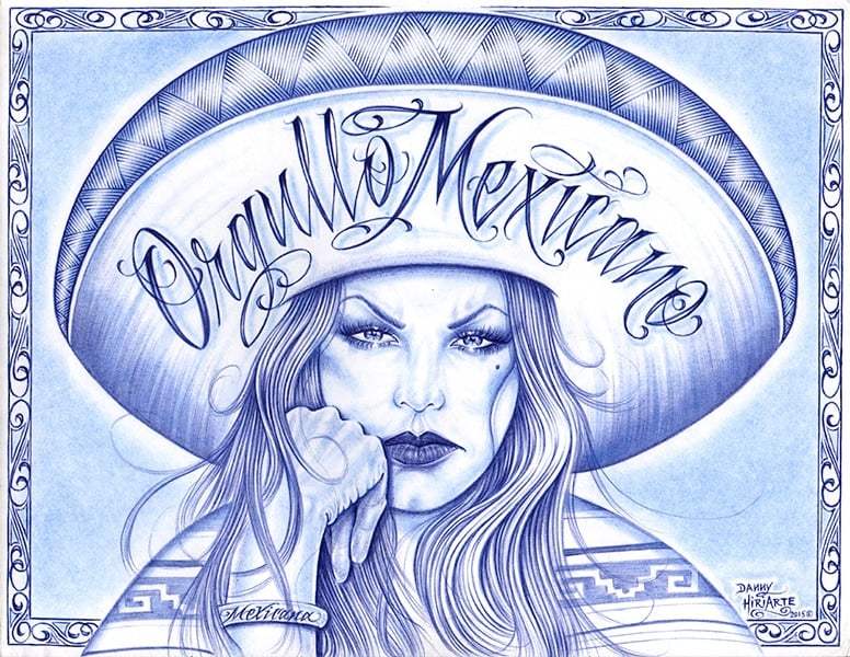 Black Market Art Company Guerrera Print - Black Market Art Company - Flyclothing LLC