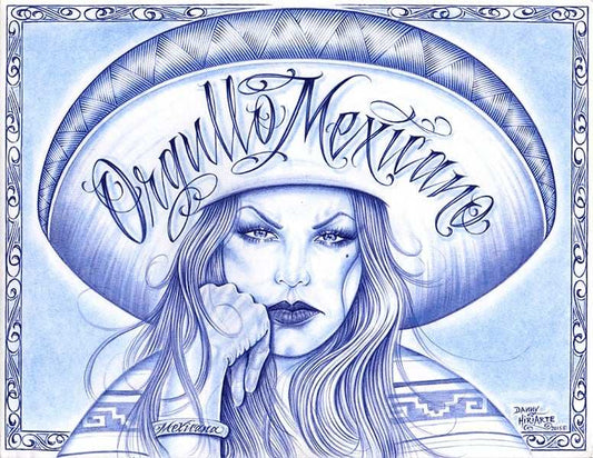 Black Market Art Company Guerrera Print - Black Market Art Company - Flyclothing LLC