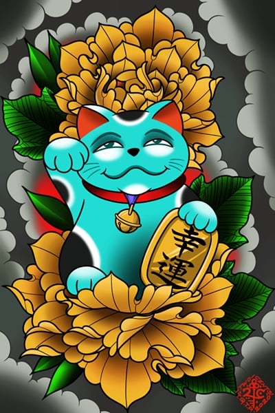 Black Market Art Company Happy Go Lucky Print