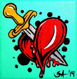 Black Market Art Company Heartache Print