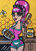 Black Market Art Company Hunny Buns Print