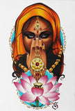 Black Market Art Company Indian Beauty Print