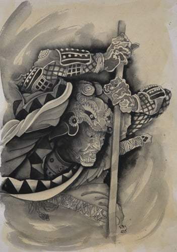 Black Market Art Company In His Time Print - Black Market Art Company - Flyclothing LLC