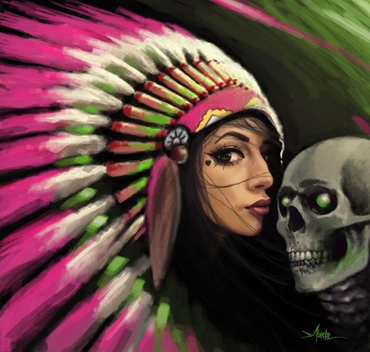 Black Market Art Company Instant Death Kiss Print