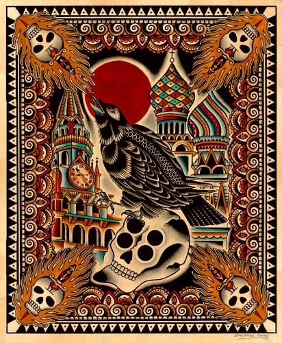 Black Market Art Company Kremlin Print
