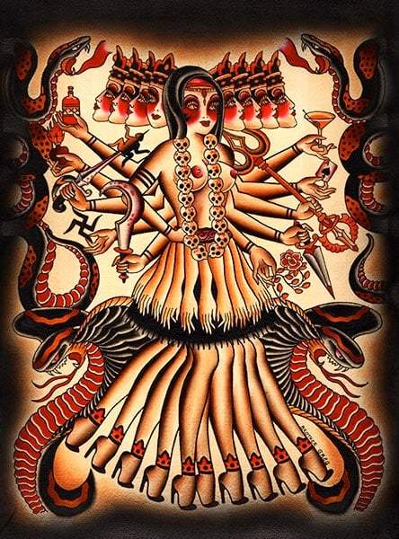 Black Market Art Company Kali Print - Black Market Art Company - Flyclothing LLC