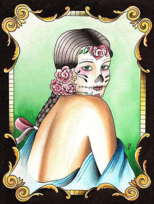 Black Market Art Company La Catrina Print - Black Market Art Company - Flyclothing LLC