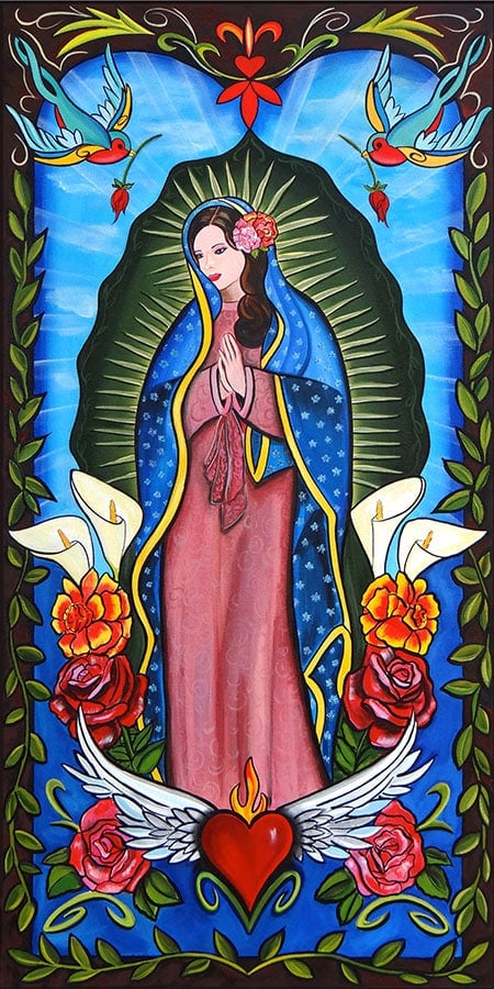 Black Market Art Company Lady of Guadalupe Print