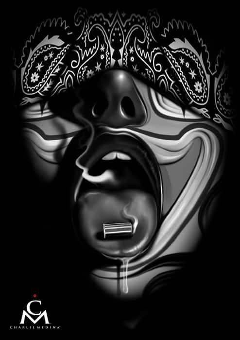 Black Market Art Company Last Laugh Print - Black Market Art Company - Flyclothing LLC