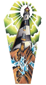 Black Market Art Company Light House & Stretched Canvas Coffin Print