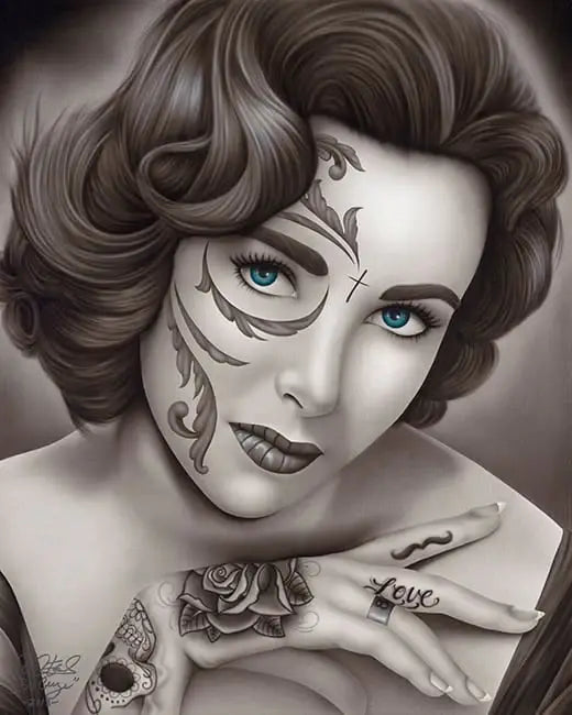 Black Market Art Company Liz Print - Black Market Art Company - Flyclothing LLC