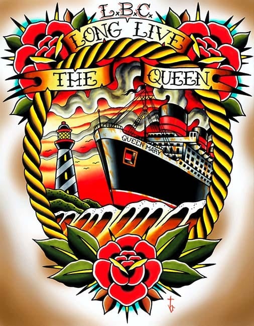 Black Market Art Company Long Live the Queen Print