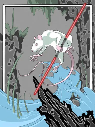 Black Market Art Company Lord Squeaks Print - Black Market Art Company - Flyclothing LLC