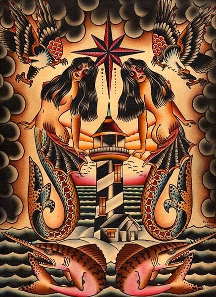 Black Market Art Company Lost At Sea Print - Black Market Art Company - Flyclothing LLC
