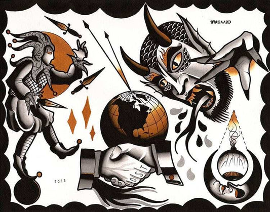 Black Market Art Company Lost Flash Print - Black Market Art Company - Flyclothing LLC