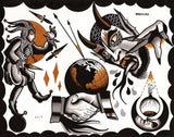 Black Market Art Company Lost Flash Print