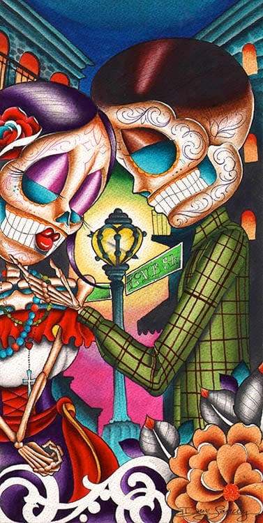 Black Market Art Company Love Street Print