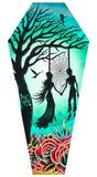 Black Market Art Company Love Til Death & Stretched Canvas Coffin Print