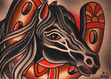 Black Market Art Company Lucky Stallion Print