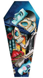 Black Market Art Company Masquerade & Stretched Canvas Coffin Print