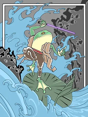 Black Market Art Company Master Frog Print - Black Market Art Company - Flyclothing LLC