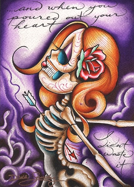 Black Market Art Company Medusa Curse Print