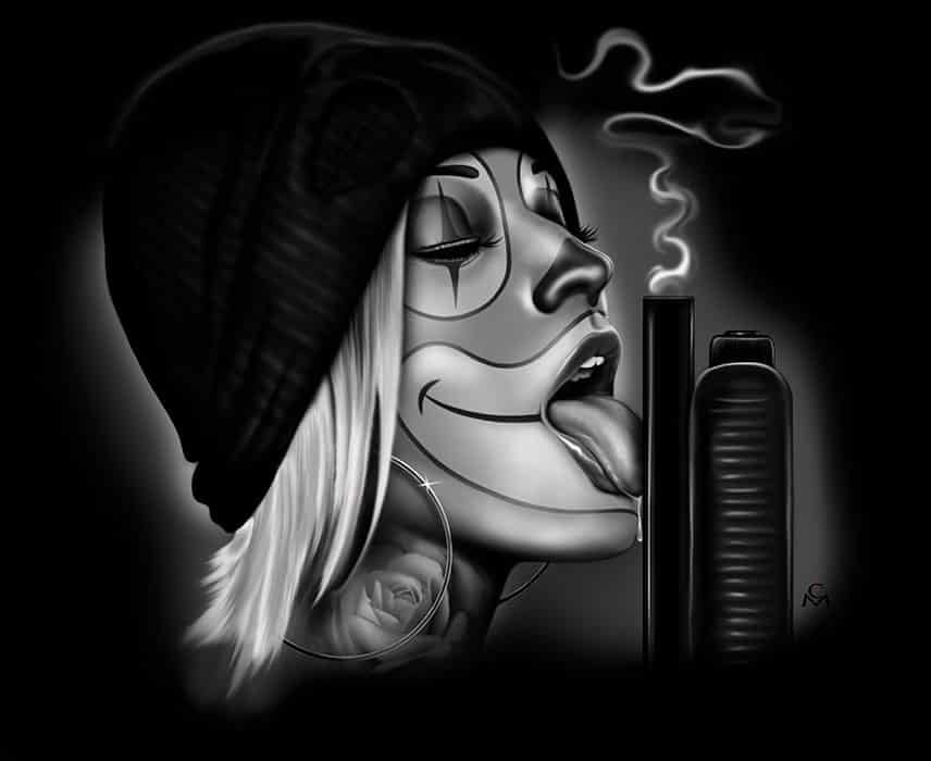 Black Market Art Company CM Mi Vida Loca Print
