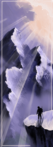 Black Market Art Company Misty Mountains Print