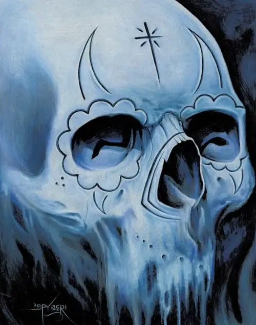 Black Market Art Company Misty Bluez Print - Black Market Art Company - Flyclothing LLC