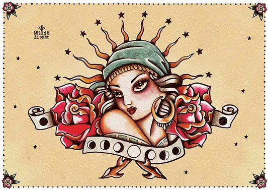 Black Market Art Company Moon Child Print - Black Market Art Company - Flyclothing LLC