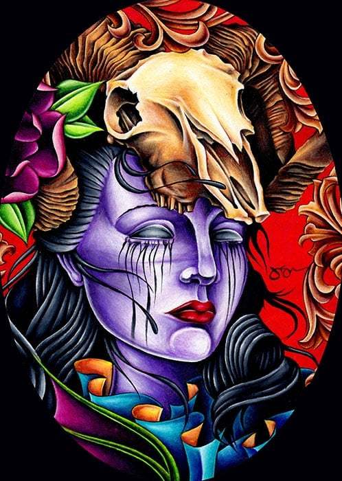 Black Market Art Company Muerte Print - Black Market Art Company - Flyclothing LLC