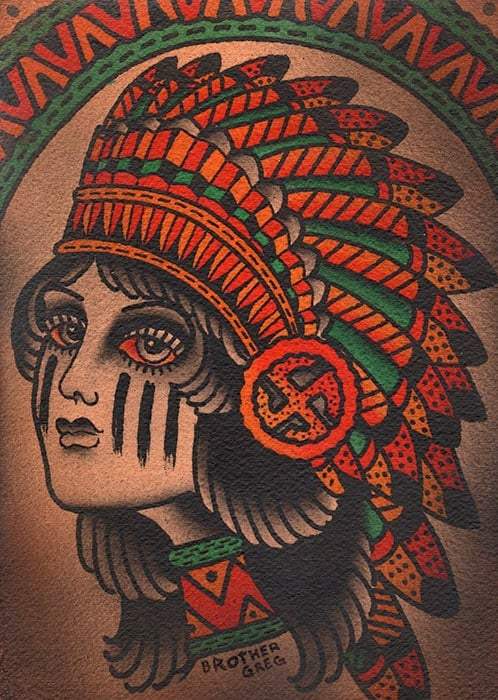 Black Market Art Company Native Print - Black Market Art Company - Flyclothing LLC