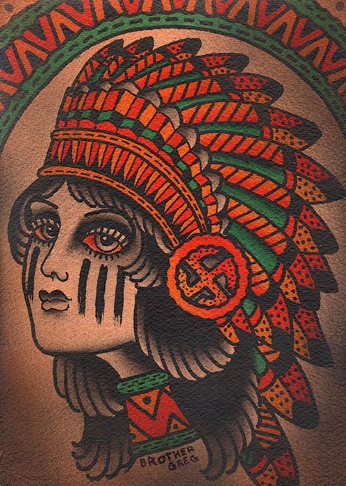 Black Market Art Company Native Print