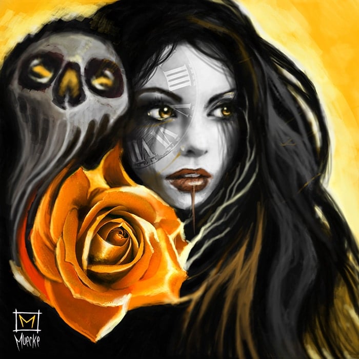 Black Market Art Company Orange Crush Print