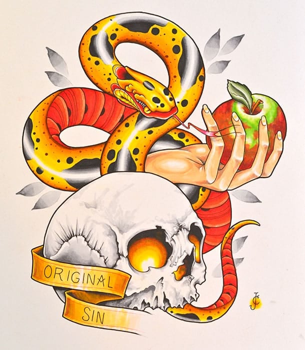 Black Market Art Company Original Sin Print