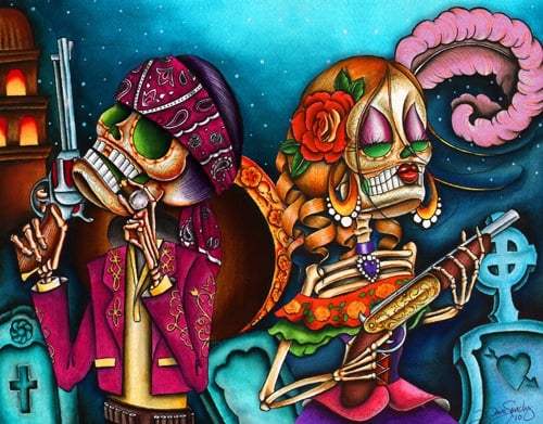Black Market Art Company Outlaw Love Print - Black Market Art Company - Flyclothing LLC
