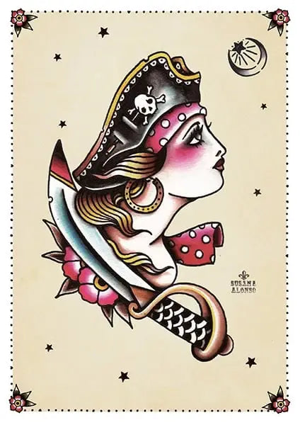 Black Market Art Company Pirate II Print - Black Market Art Company - Flyclothing LLC