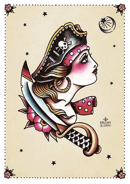 Black Market Art Company Pirate II Print - Black Market Art Company - Flyclothing LLC